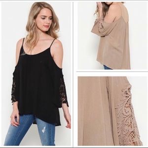 Cold shoulder top